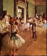 Edgar Degas The Dance Class oil painting artist